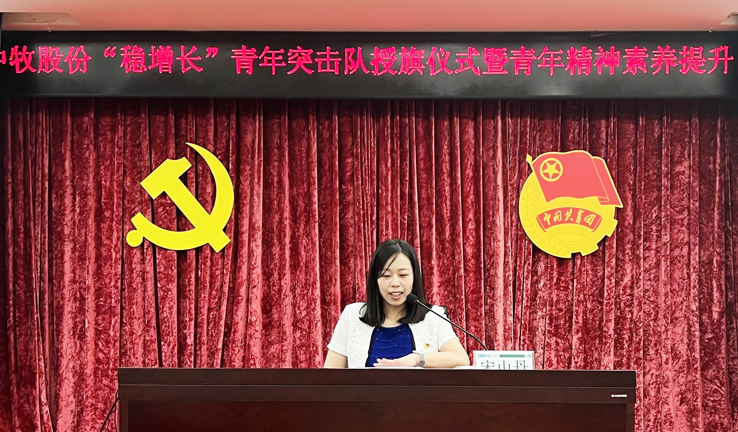 13中农发集团党群工作部副主任，团委书记宋山丹讲话 拷贝.jpg